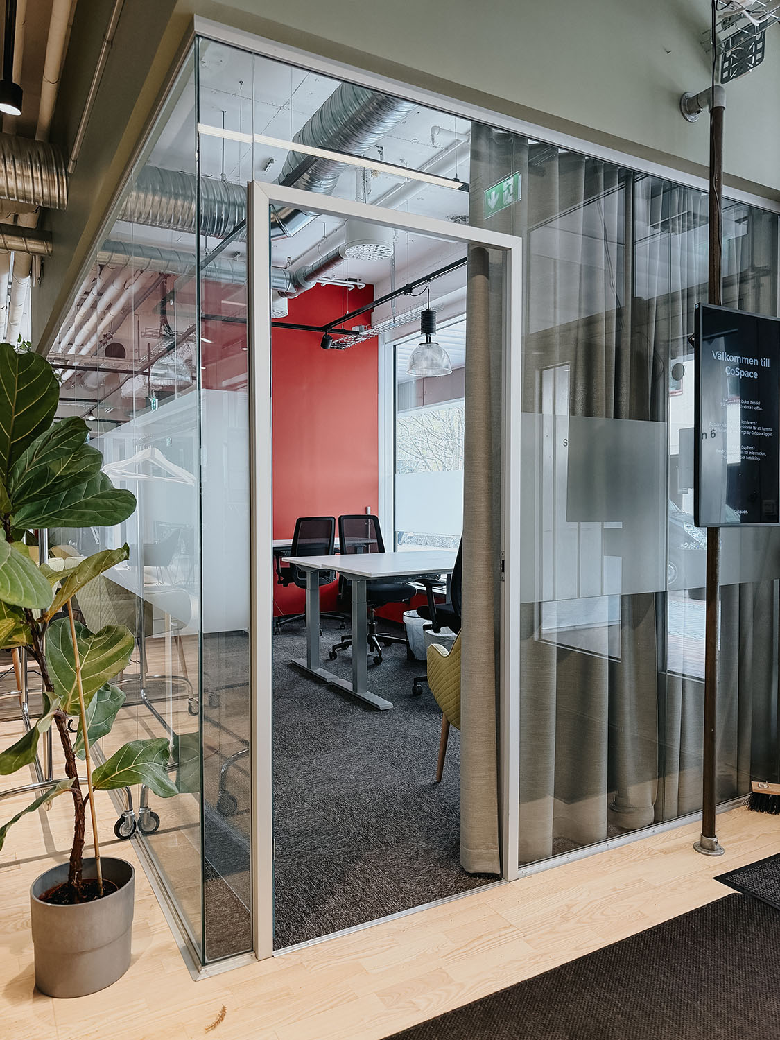 Kontor "A1" på CoSpace kontorshotell i Borlänge